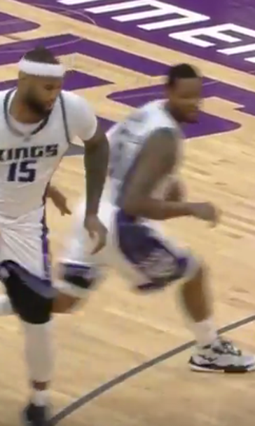Buddy Hield ejected for striking DeMarcus Cousins below the belt